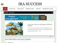 Tablet Screenshot of irasuccess.com